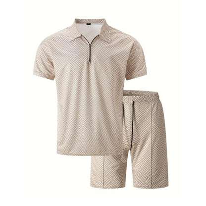 Casual Mens Lapel Spring Set