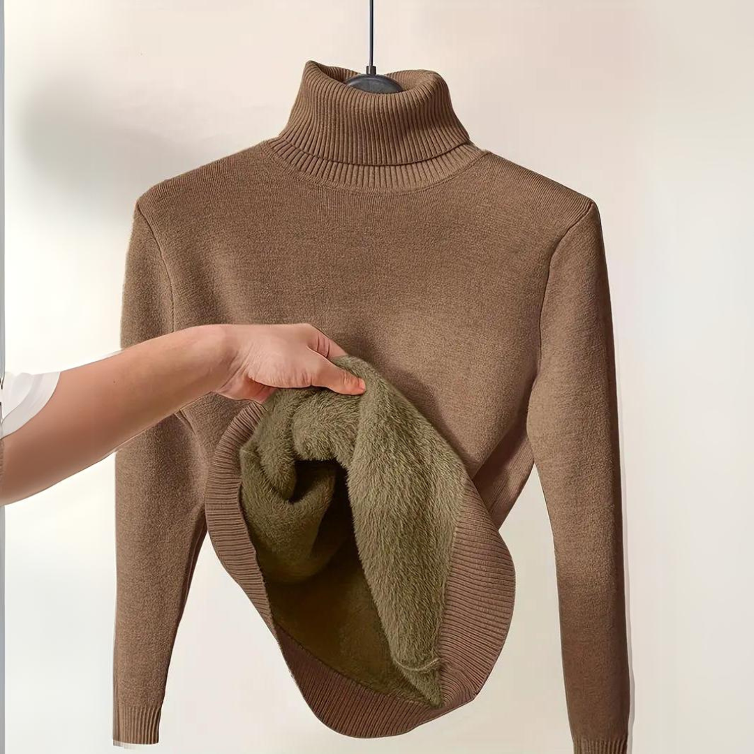 Rebecca - Turtleneck Pullover Thermal Sweater