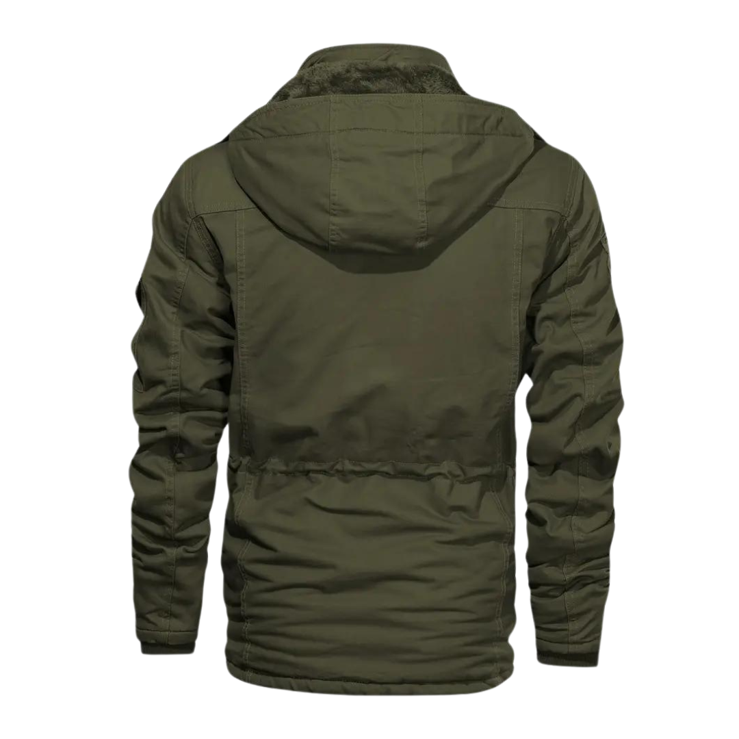 Talon - Warm Fleece Hooded Cargo Jacket