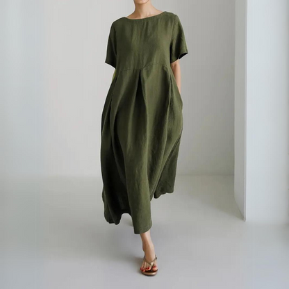 Aspen - Relaxed Crew Neck Dress