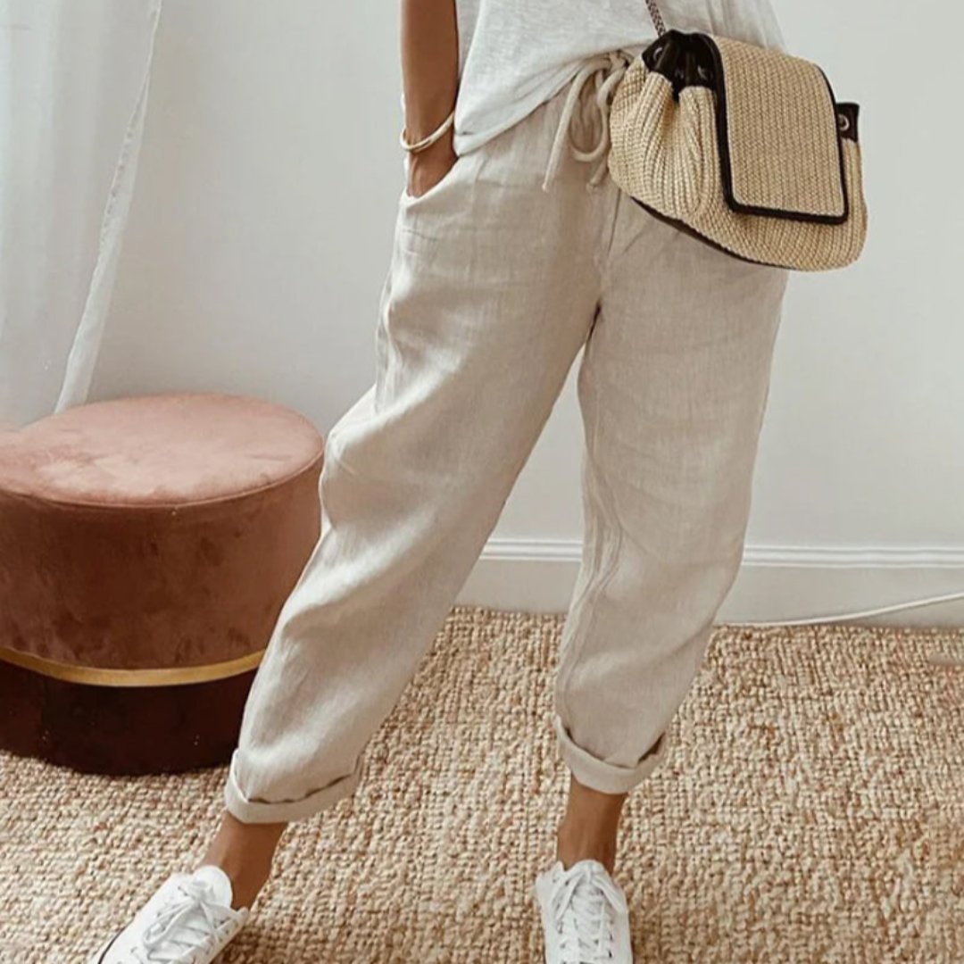 Olivia - Elegant Linen Pants