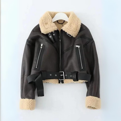 Avery Shearling Leather Jacket