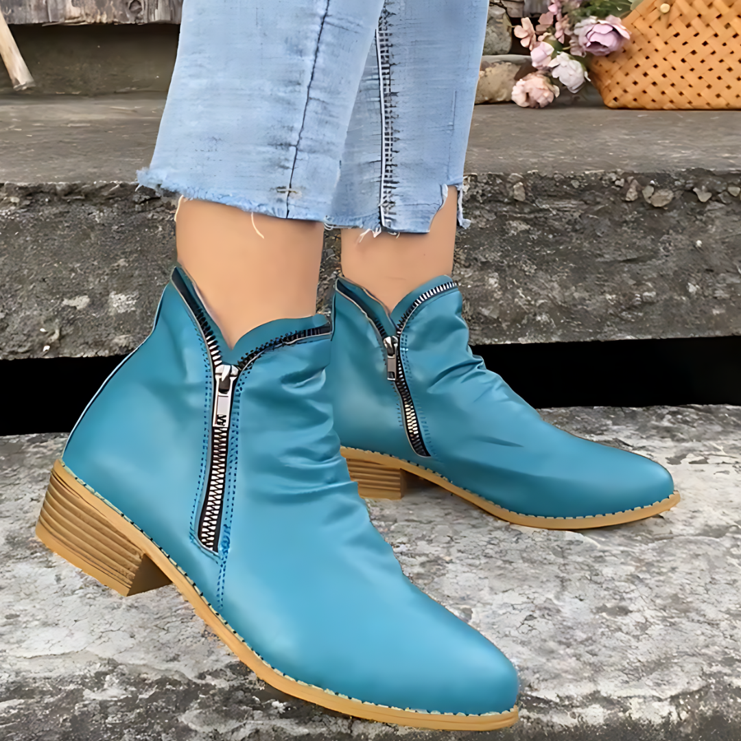 Nisi - Stylish Block Heel Boots