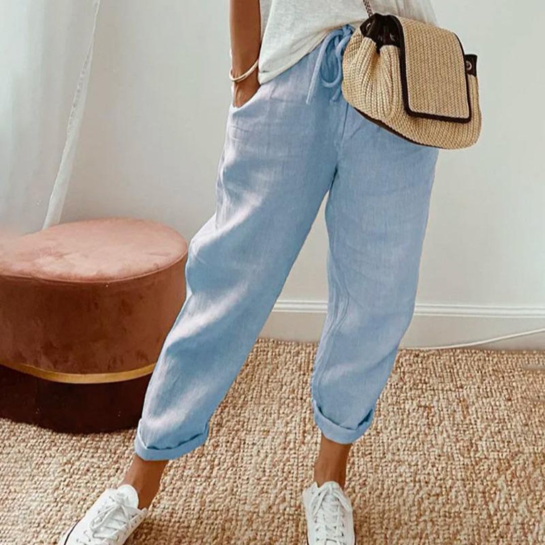 Olivia - Elegant Linen Pants