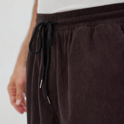 Calvin - Casual Corduroy Tapered Trousers