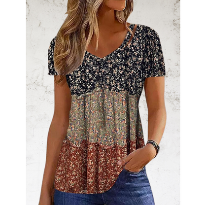 Luna™ Boho Chic Short Sleeve Top.