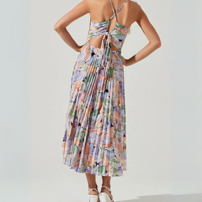 Anila - Pleated Chiffon Dress