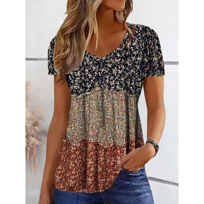 Luna™ Boho Chic Short Sleeve Top.