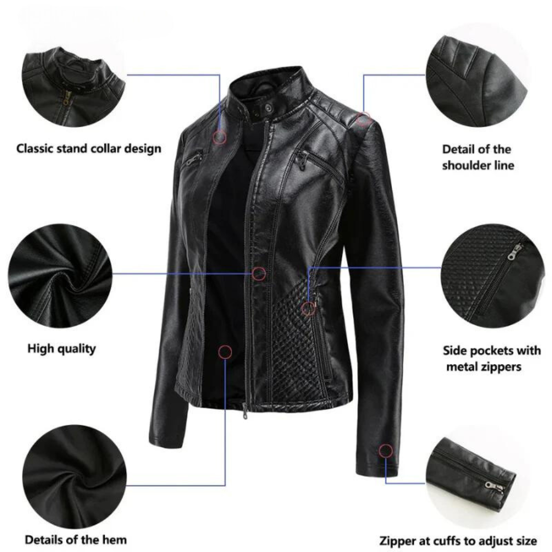 Robyn™ - Stylish Leather Jacket