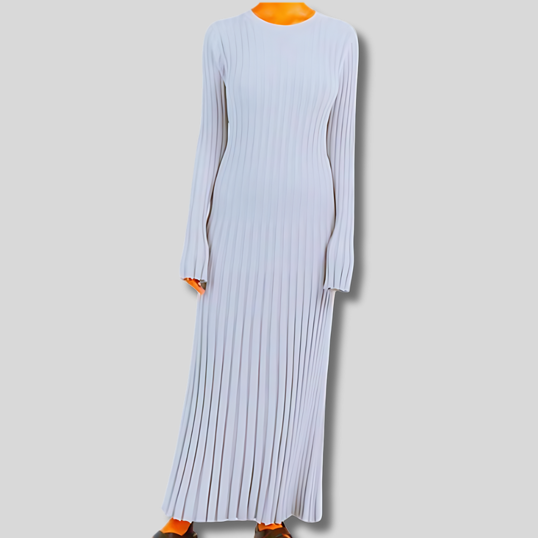 Estelle - Elegant Ribbed Maxi Dress