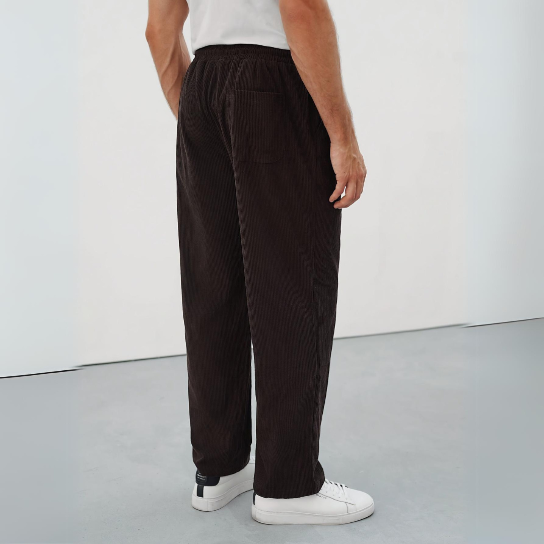 Calvin - Casual Corduroy Tapered Trousers