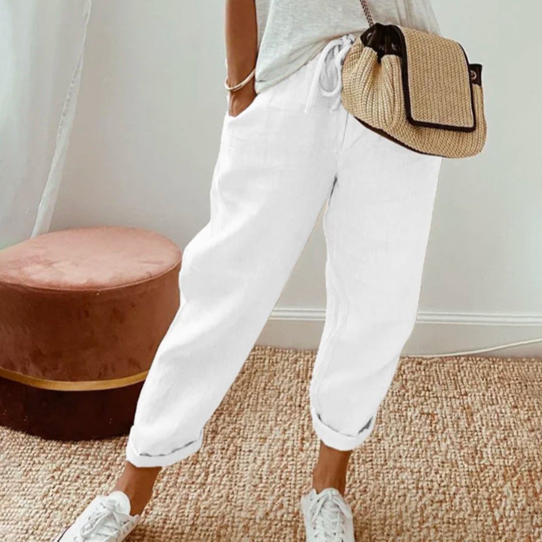 Olivia - Elegant Linen Pants