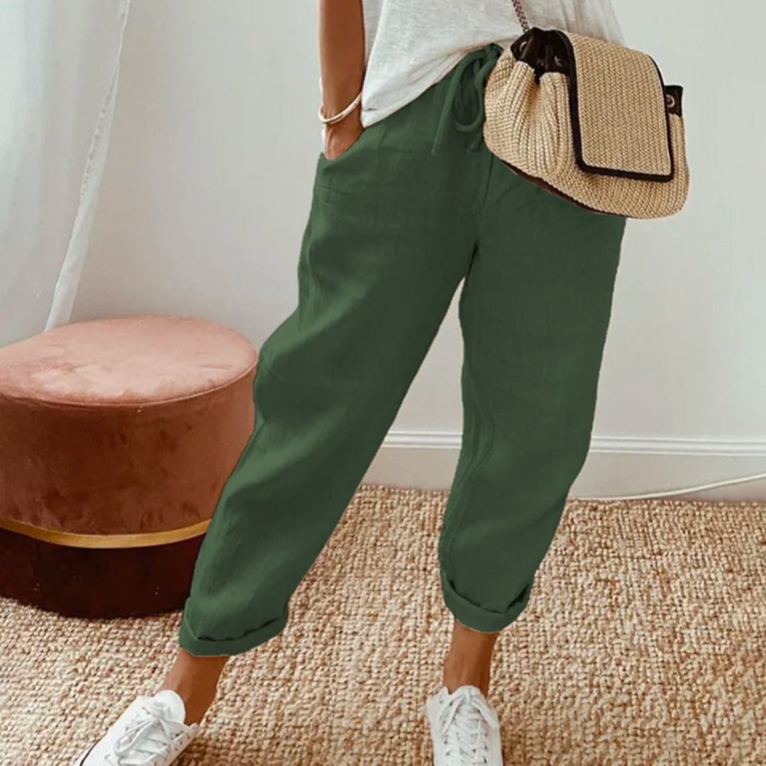 Olivia - Elegant Linen Pants