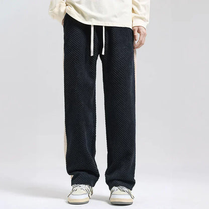 Santorini Waffle Knit Cotton Trousers