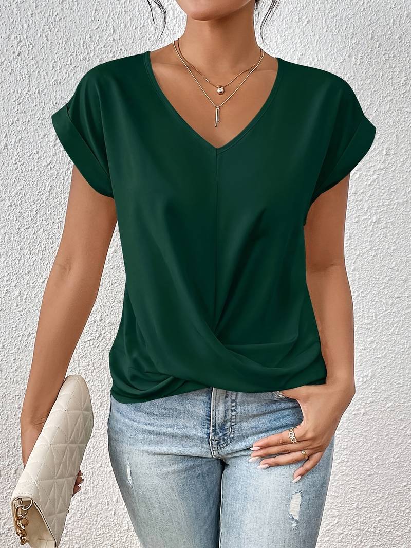 ZINNIA - CASUAL T-SHIRT MET KORTE MOUWEN VOOR DAMES