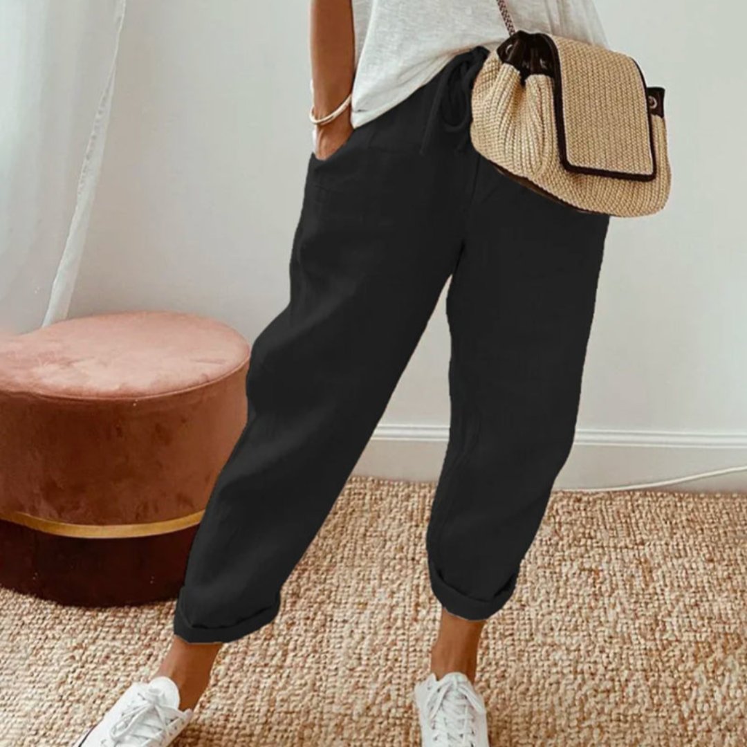 Olivia - Elegant Linen Pants