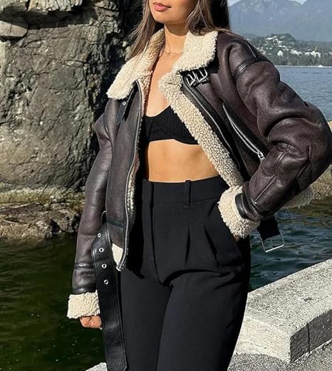 Avery Shearling Leather Jacket