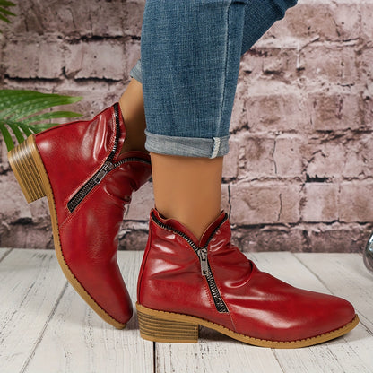 Nisi - Stylish Block Heel Boots