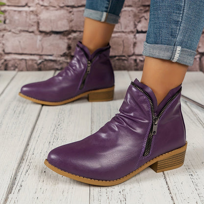 Nisi - Stylish Block Heel Boots