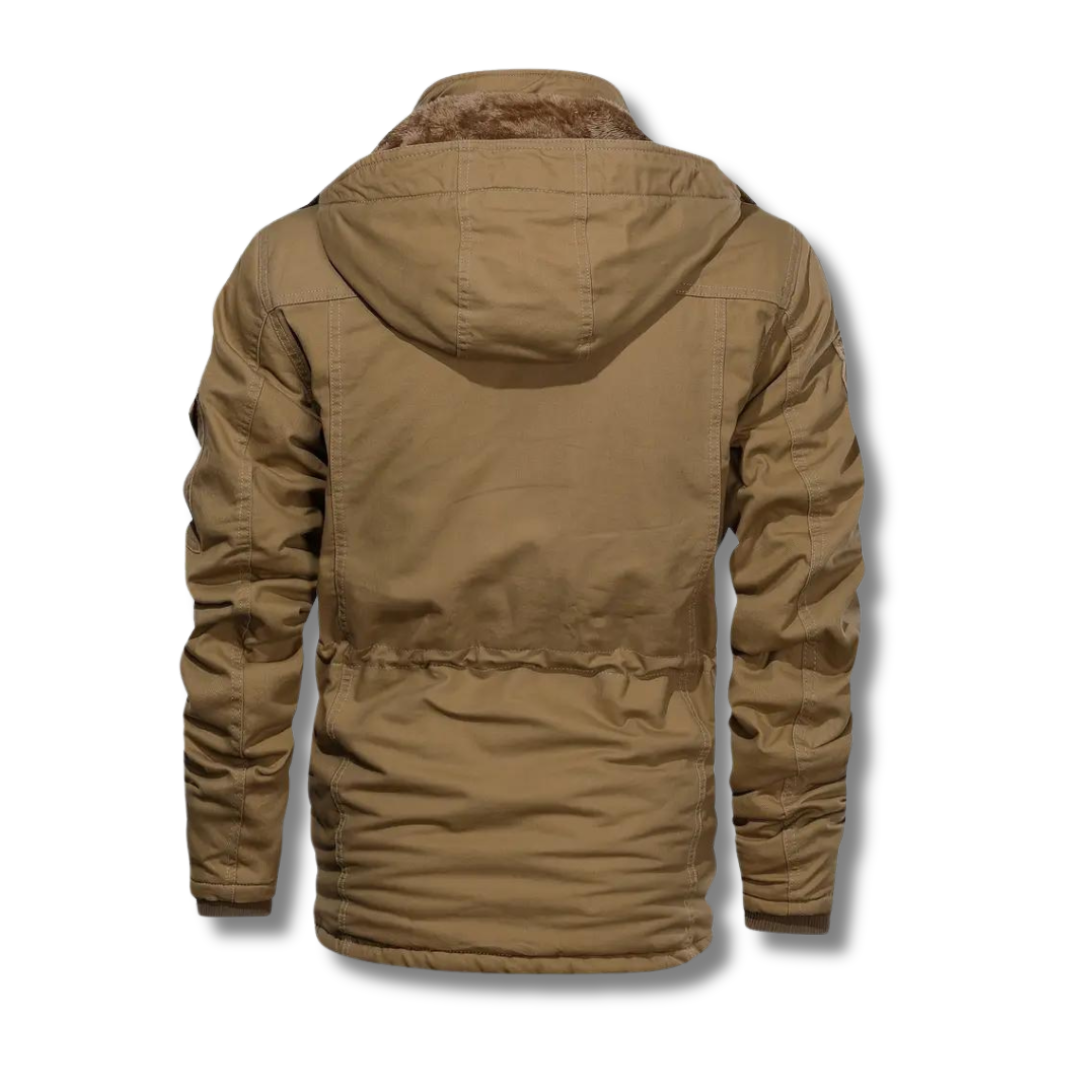 Talon - Warm Fleece Hooded Cargo Jacket