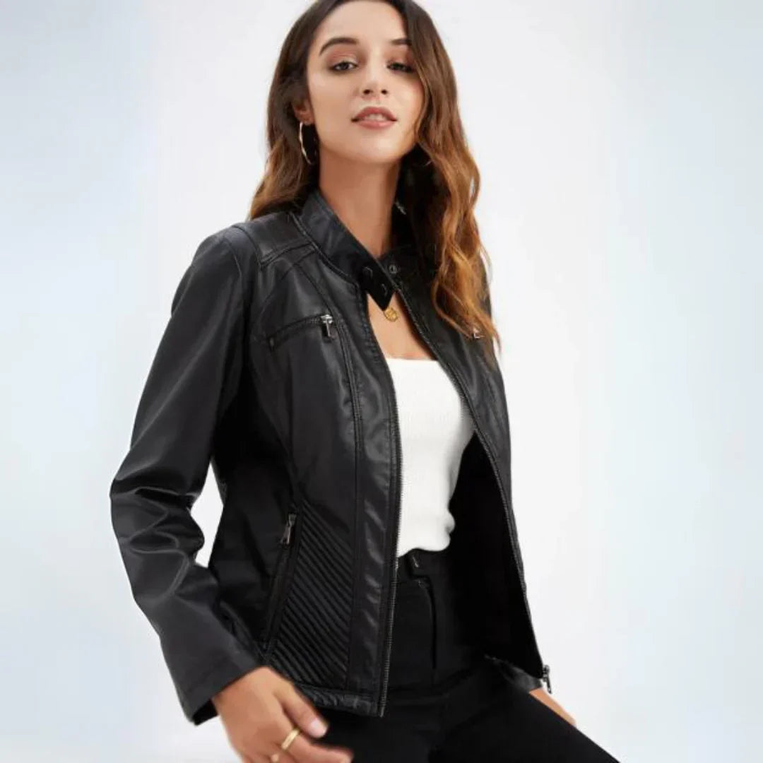 Robyn™ - Stylish Leather Jacket