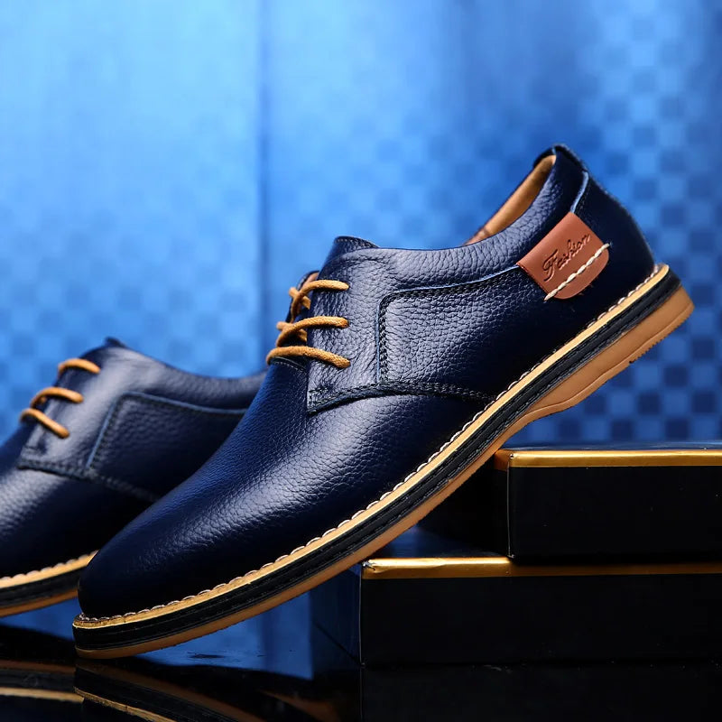 Alessandro - Genuine Leather Oxford Shoes