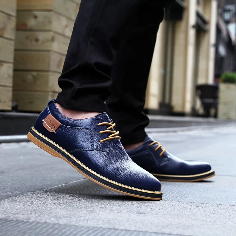 Alessandro - Genuine Leather Oxford Shoes