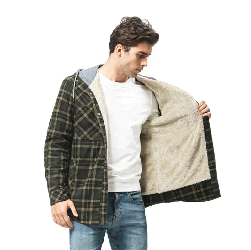 Noah - Flannel Fleece Winter Jacket