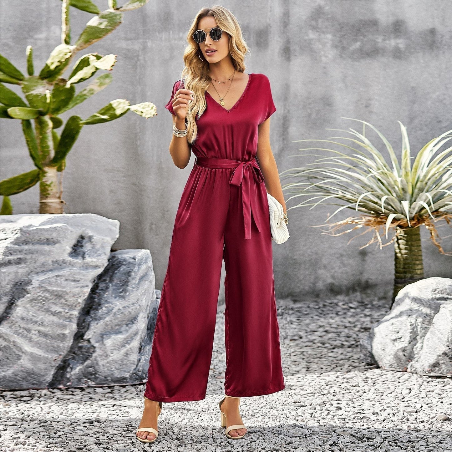 Nancy - Relaxed Wide Leg Jumpsuit