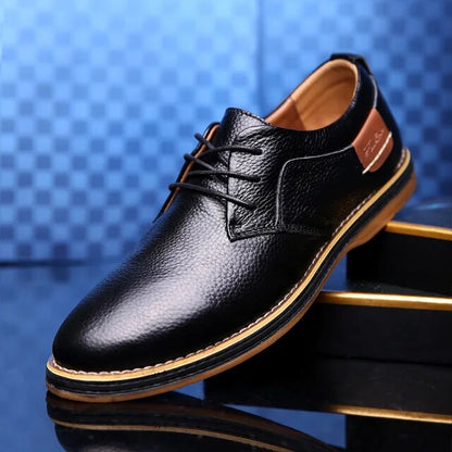 Alessandro - Genuine Leather Oxford Shoes