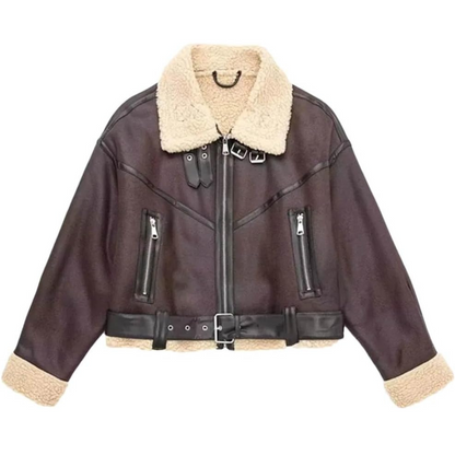 Avery Shearling Leather Jacket