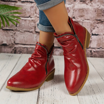 Nisi - Stylish Block Heel Boots