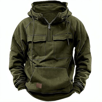 Wesley - Fleece Lined Quarter Zip Hoodie