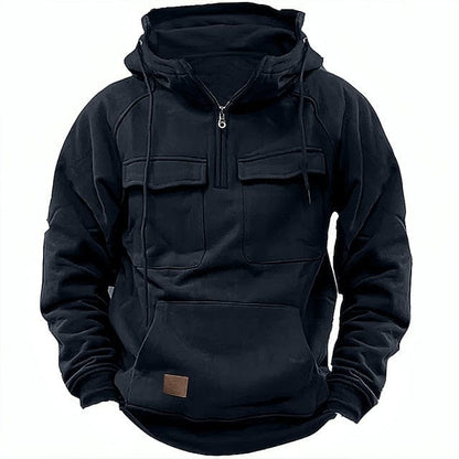 Wesley - Fleece Lined Quarter Zip Hoodie