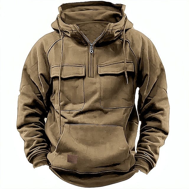 Wesley - Fleece Lined Quarter Zip Hoodie